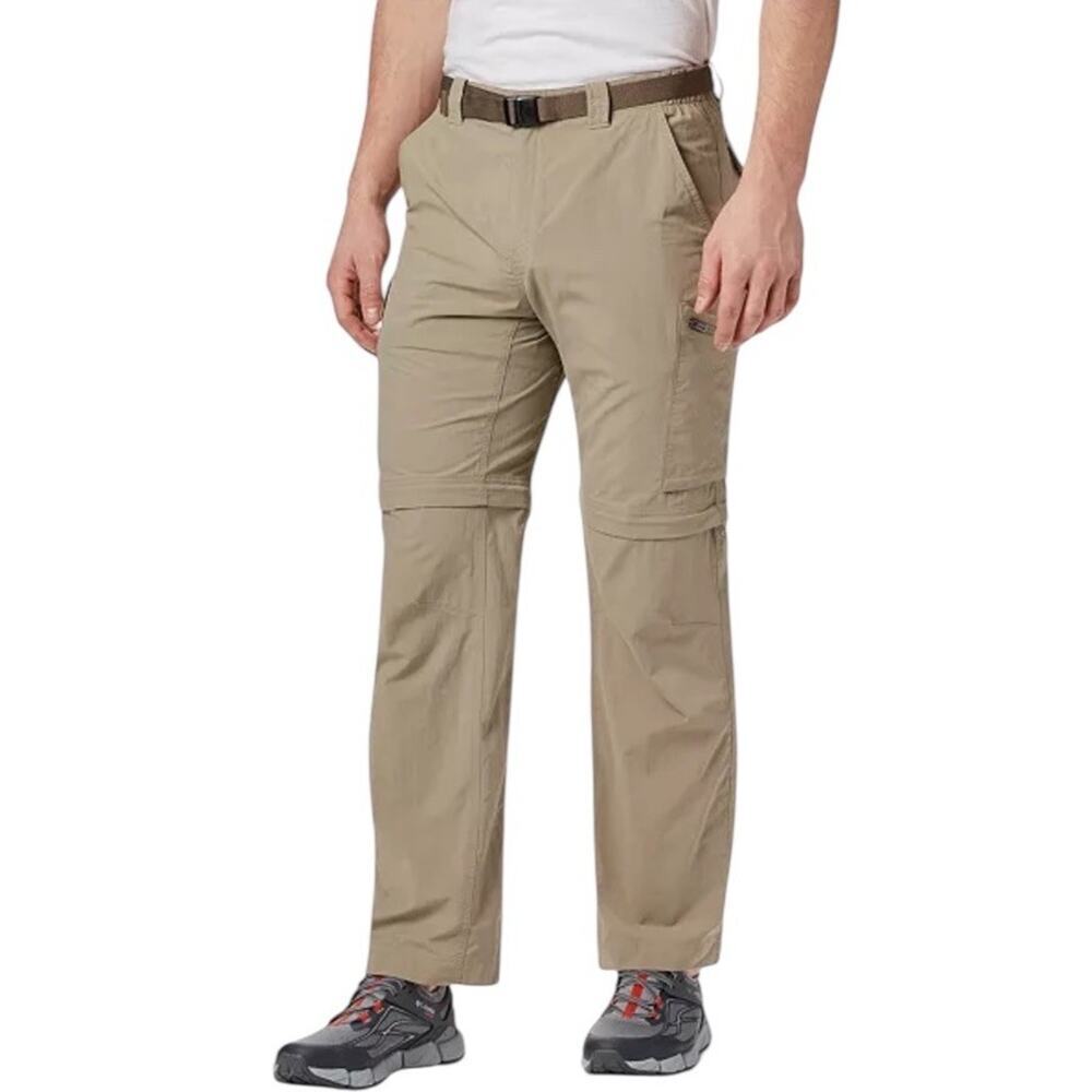 Columbia Silver Ridge Convertible Pants Mens 38x34 Nylon Omni-Shade Hiking Trek